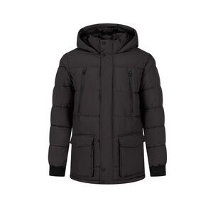 Minoti Mens Waterproof Padded Snug Fit Parka / Charcoal